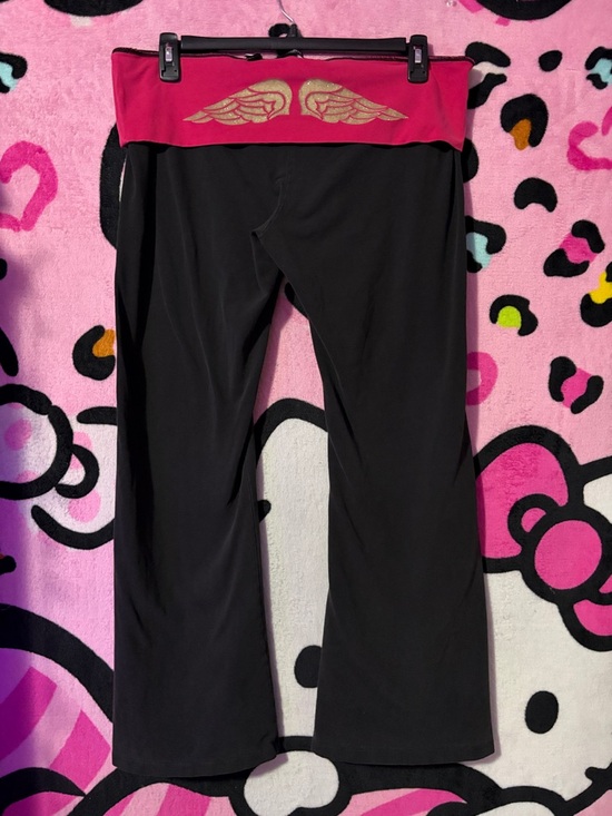 Victoria's Secret Pants - Victoria’s secret Fold over flare yoga pants